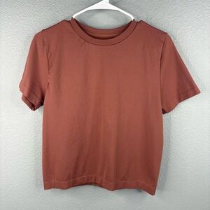 Rust/Brick Red Crewneck Top - A New Day